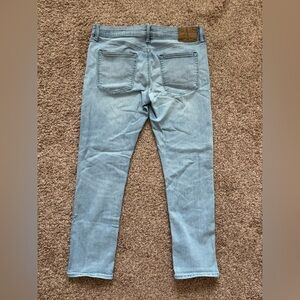 American Eagle Outfitters Men's Light Wash Skinny Jeans 34x30